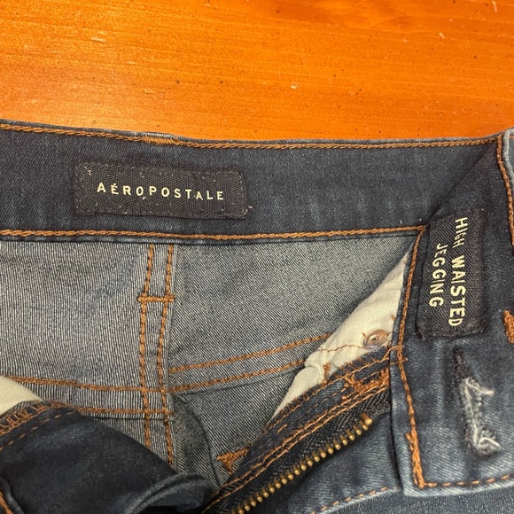 Aeropostale high waisted jeggings size 000 reg - Picture 2 of 5